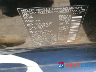Zdjęcie 13 z 13 samochodu: 2016 NISSAN ROGUE SV VIN:KNMAT2MTXGP612042 - miniatura