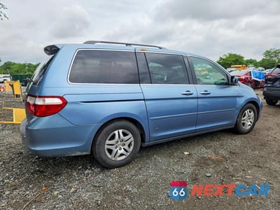 Trzecie zdjęcie samochodu z tyłu: 2007 HONDA ODYSSEY EX VIN:5FNRL38487B005255 - miniatura