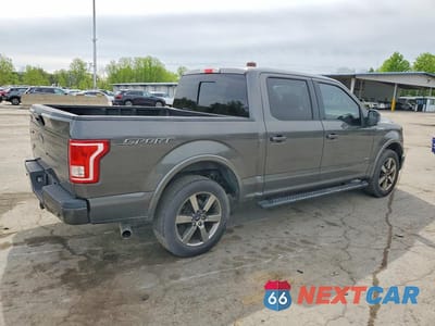 Trzecie zdjęcie samochodu z tyłu: 2017 FORD F150 SUPERCREW VIN:1FTEW1CG7HKD05787 - miniatura