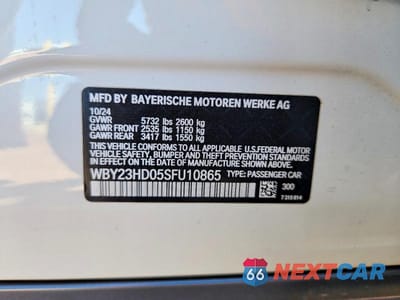 Zdjęcie 13 z 13 samochodu: 2025 BMW I4 EDRIVE 40 VIN:WBY23HD05SFU10865 - miniatura