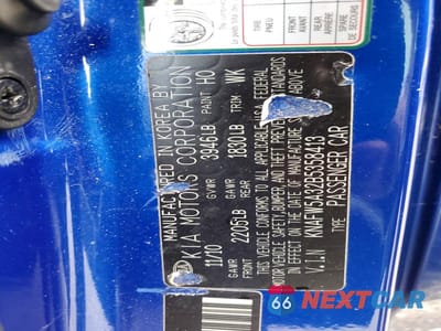 Zdjęcie 14 z 14 samochodu: 2011 KIA FORTE SX VIN:KNAFW5A32B5358413 - miniatura