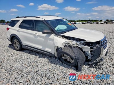 Czwarte zdjęcie samochodu z boku: 2021 FORD EXPLORER XLT VIN:1FMSK8DH0MGA54067 - miniatura