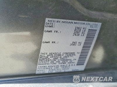 Zdjęcie 12 z 12 samochodu: 2025 NISSAN ALTIMA SV VIN:1N4BL4DVXSN362331 - miniatura