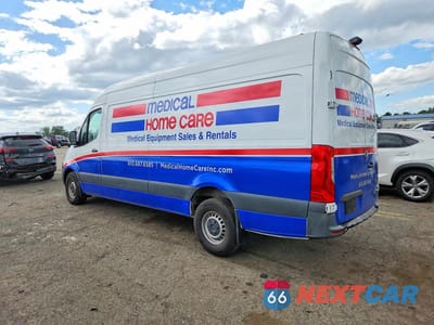 Drugie zdjęcie samochodu z przodu: 2023 MERCEDES BENZ SPRINTER 2500 DELIVERY VAN VIN:W1Y40CHY8PT131355 - miniatura