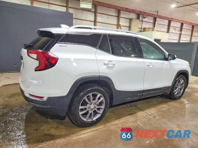 Trzecie zdjęcie samochodu z tyłu: 2023 GMC TERRAIN SLT VIN:3GKALPEG9PL166061 - miniatura