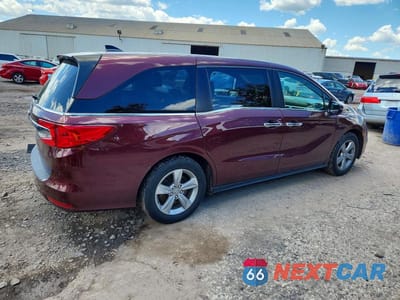Trzecie zdjęcie samochodu z tyłu: 2019 HONDA ODYSSEY EX VIN:5FNRL6H52KB012320 - miniatura