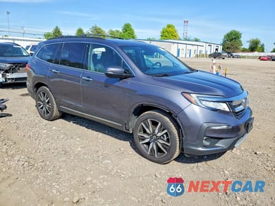 Czwarte zdjęcie samochodu z boku: 2022 HONDA PILOT ELITE VIN:5FNYF6H00NB014160 - miniatura