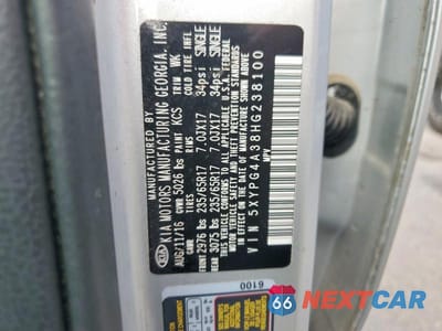 Zdjęcie 13 z 13 samochodu: 2017 KIA SORENTO L VIN:5XYPG4A38HG238100 - miniatura