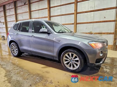 Czwarte zdjęcie samochodu z boku: 2017 BMW X3 XDRIVE28I VIN:5UXWX9C51H0T00755 - miniatura