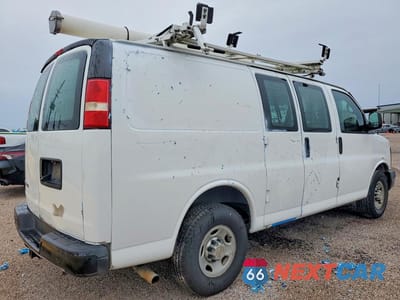 Trzecie zdjęcie samochodu z tyłu: 2013 CHEVROLET EXPRESS G2500 VIN:1GCWGFCA4D1903104 - miniatura