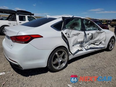 Trzecie zdjęcie samochodu z tyłu: 2017 GENESIS G80 3.8 VIN:KMHGN4JE1HU191106 - miniatura
