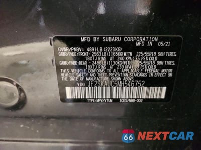 Zdjęcie 13 z 13 samochodu: 2021 SUBARU FORESTER LIMITED VIN:JF2SKAUC5MH546752 - miniatura