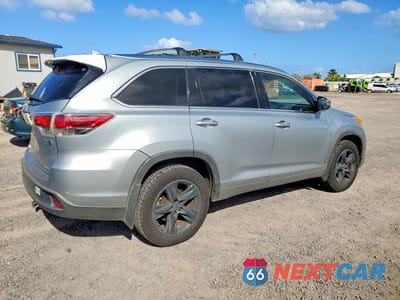 Trzecie zdjęcie samochodu z tyłu: 2014 TOYOTA HIGHLANDER HYBRID LIMITED VIN:5TDDCRFH1ES005397 - miniatura