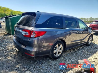 Trzecie zdjęcie samochodu z tyłu: 2020 HONDA ODYSSEY EXL VIN:5FNRL6H78LB003589 - miniatura