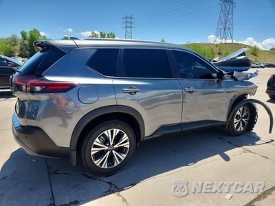 Trzecie zdjęcie samochodu z tyłu: 2022 NISSAN ROGUE SV VIN:5N1BT3BB4NC718734 - miniatura