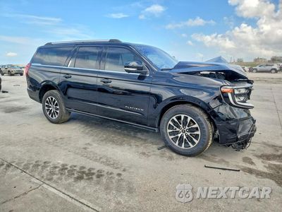 Czwarte zdjęcie samochodu z boku: 2025 FORD EXPEDITION MAX PLATINUM VIN:1FMJK1M86SEA15964 - miniatura