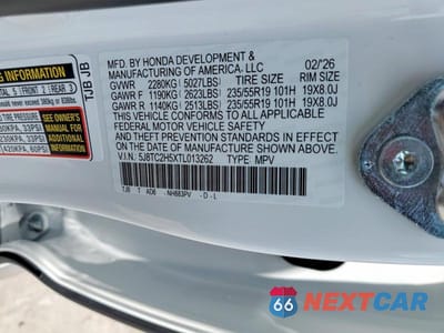 Zdjęcie 14 z 14 samochodu: 2026 ACURA RDX TECHNOLOGY VIN:5J8TC2H5XTL013262 - miniatura
