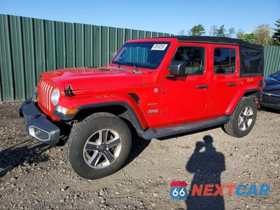 2018 JEEP WRANGLER UNLIMITED SAHARA 1C4HJXEN7JW199639 - główne zdjęcie licytacji z USA - miniatura