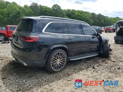 Trzecie zdjęcie samochodu z tyłu: 2024 MERCEDES-BENZ GLS 63 AMG 4MATIC VIN:4JGFF8KE3RB130612 - miniatura