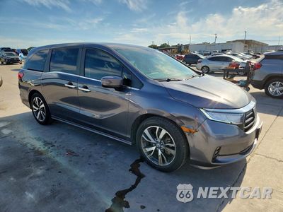 Czwarte zdjęcie samochodu z boku: 2022 HONDA ODYSSEY TOURING VIN:5FNRL6H84NB043826 - miniatura