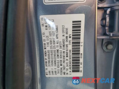 Zdjęcie 13 z 13 samochodu: 2009 HONDA CR-V EX VIN:JHLRE48519C021048 - miniatura