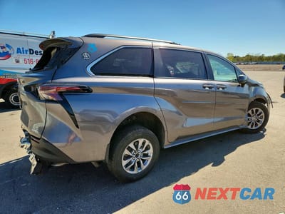 Trzecie zdjęcie samochodu z tyłu: 2023 TOYOTA SIENNA LE VIN:5TDBRKECXPS175067 - miniatura