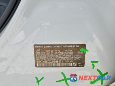 Zdjęcie 13 z 13 samochodu: 2020 BMW X3 XDRIVE30I VIN:5UXTY5C0XL9B58071 - miniatura