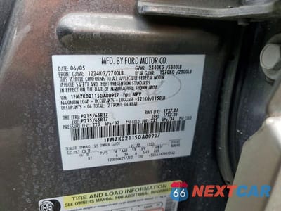 Zdjęcie 13 z 13 samochodu: 2005 FORD FREESTYLE SEL VIN:1FMZK02115GA80927 - miniatura