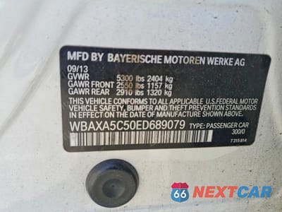 Zdjęcie 12 z 12 samochodu: 2014 BMW 535 D VIN:WBAXA5C50ED689079 - miniatura