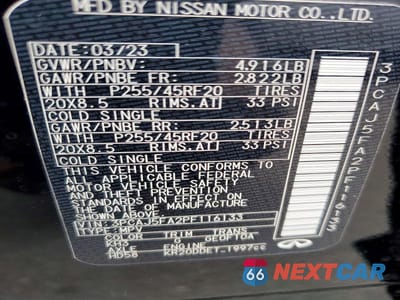 Zdjęcie 14 z 14 samochodu: 2023 INFINITI QX50 SPORT VIN:3PCAJ5FA2PF116133 - miniatura