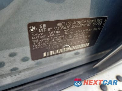 Zdjęcie 13 z 13 samochodu: 2008 BMW X5 4.8I VIN:5UXFE83568L162970 - miniatura