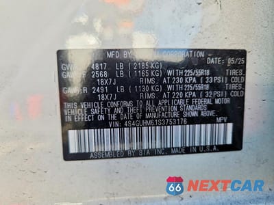 Zdjęcie 13 z 13 samochodu: 2025 SUBARU CROSSTREK LIMITED VIN:4S4GUHM61S3753176 - miniatura