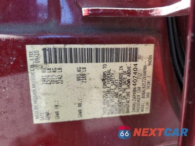 Zdjęcie 12 z 12 samochodu: 2011 NISSAN ALTIMA 2.5 VIN:1N4AL2APXBN407404 - miniatura