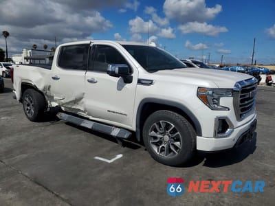 Czwarte zdjęcie samochodu z boku: 2021 GMC SIERRA K1500 SLT VIN:3GTU9DED9MG161054 - miniatura