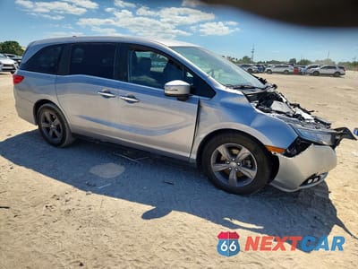Czwarte zdjęcie samochodu z boku: 2022 HONDA ODYSSEY EX VIN:5FNRL6H51NB030070 - miniatura