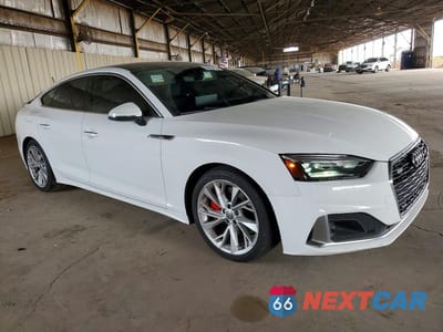 Czwarte zdjęcie samochodu z boku: 2020 AUDI A5 PREMIUM VIN:WAUANCF51LA007884 - miniatura