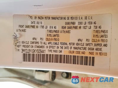 Zdjęcie 12 z 12 samochodu: 2019 TOYOTA YARIS L VIN:3MYDLBYV2KY505441 - miniatura