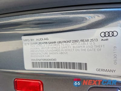 Zdjęcie 13 z 13 samochodu: 2019 AUDI A4 PREMIUM VIN:WAUDNAF4XKA044343 - miniatura
