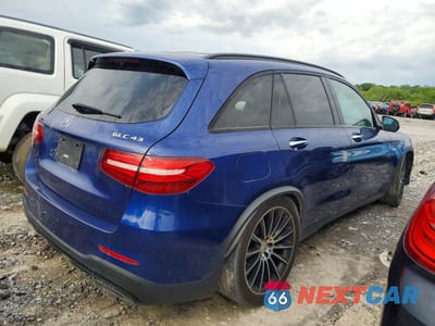 Trzecie zdjęcie samochodu z tyłu: 2018 MERCEDES-BENZ GLC VIN:WDC0G6EBXJF416395 - miniatura