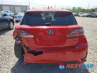Zdjęcie 6 z 12 samochodu: 2014 LEXUS CT 200 VIN:JTHKD5BH7E2191004 - miniatura