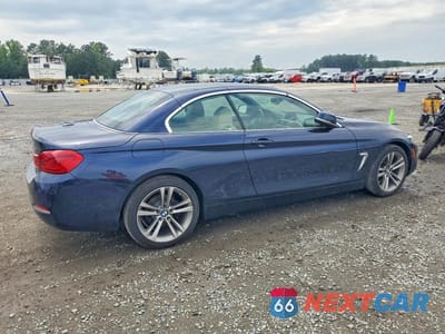 Trzecie zdjęcie samochodu z tyłu: 2018 BMW 430XI VIN:WBA4Z3C59JEC56707 - miniatura