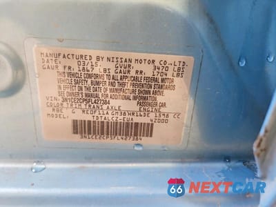 Zdjęcie 12 z 12 samochodu: 2015 NISSAN VERSA NOTE S PLUS VIN:3N1CE2CP5FL427384 - miniatura
