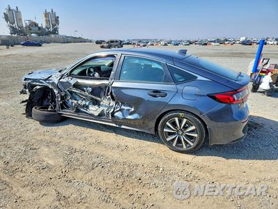 Drugie zdjęcie samochodu z przodu: 2024 HONDA CIVIC EXL VIN:19XFL1H75RE020189 - miniatura