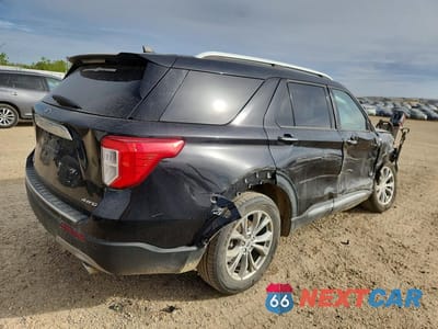 Trzecie zdjęcie samochodu z tyłu: 2021 FORD EXPLORER LIMITED VIN:1FMSK8FH1MGB62033 - miniatura