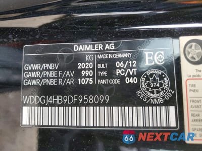 Zdjęcie 12 z 12 samochodu: 2013 MERCEDES-BENZ C 250 VIN:WDDGJ4HB9DF958099 - miniatura