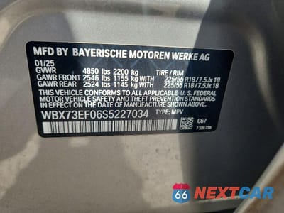 Zdjęcie 13 z 13 samochodu: 2025 BMW X1 XDRIVE28I VIN:WBX73EF06S5227034 - miniatura