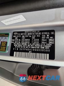 Zdjęcie 13 z 13 samochodu: 2016 KIA SORENTO EX VIN:5XYPHDA19GG038580 - miniatura