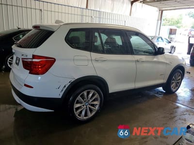 Trzecie zdjęcie samochodu z tyłu: 2013 BMW X3 XDRIVE28I VIN:5UXWX9C56D0D04734 - miniatura