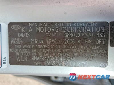 Zdjęcie 12 z 12 samochodu: 2016 KIA FORTE VIN:KNAFK4A6XG5445046 - miniatura