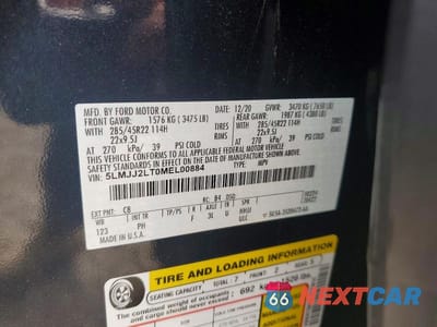 Zdjęcie 13 z 13 samochodu: 2021 LINCOLN NAVIGATOR RESERVE VIN:5LMJJ2LT0MEL00884 - miniatura